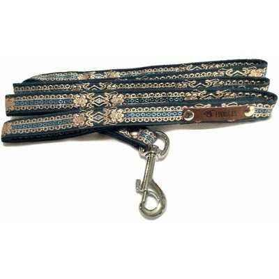 Finnigan's Luxury Pup Lead with Customised Metallic Buckle