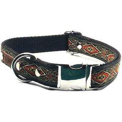 Personalised Embossed Cotton Dog Collar