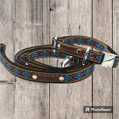 Athena Finnigan Dog Collar & Lead Set