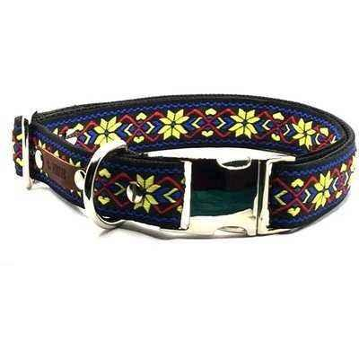Luxury Handmade Designer Dog Collar for Large-Sized Breeds