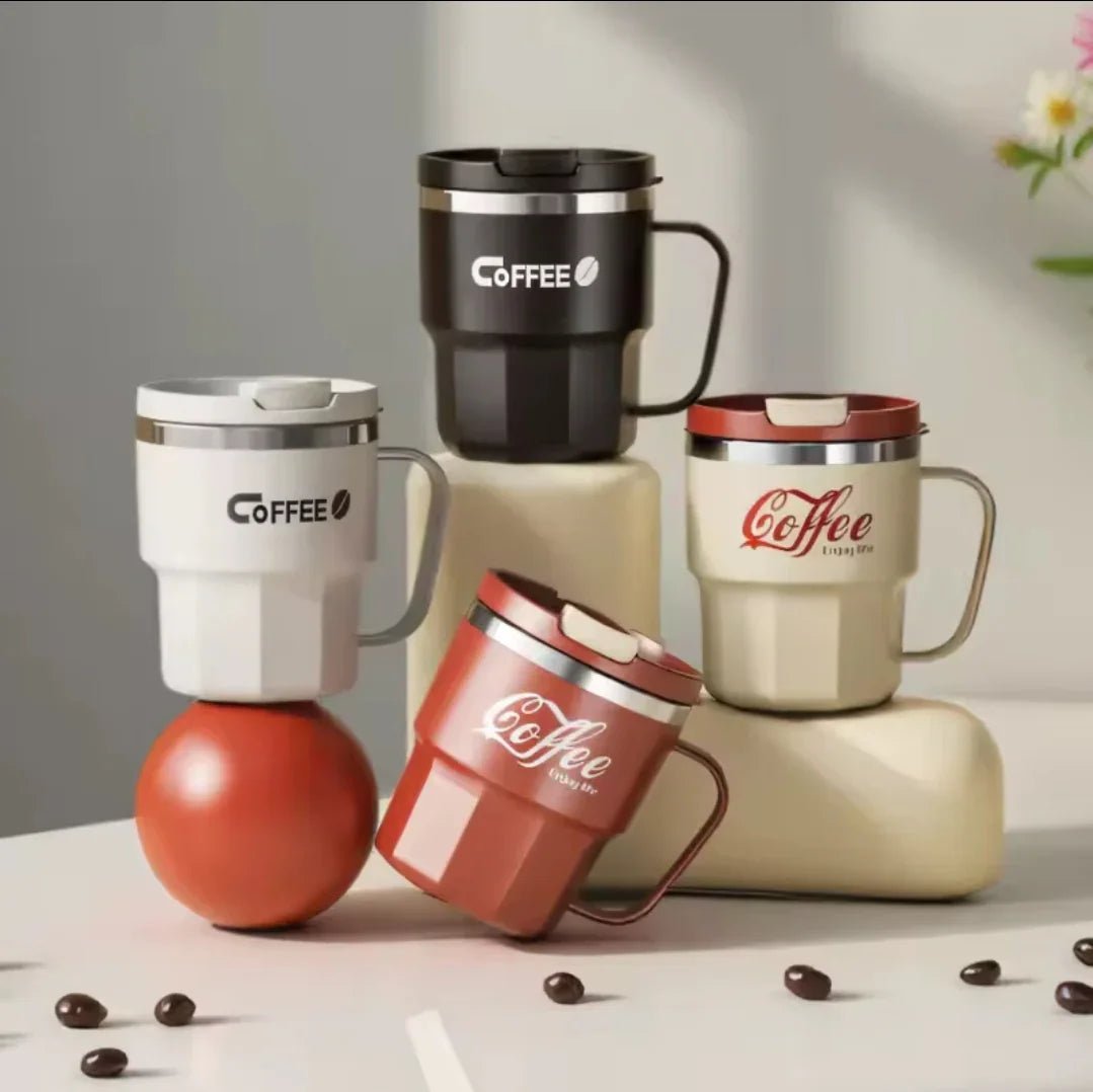 400ml Stainless Steel Coffee Mug | Luxury Home Accessories | Heulog Glow