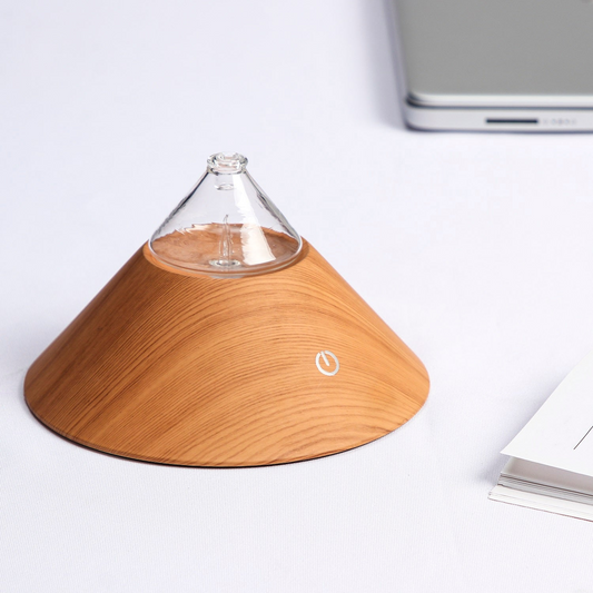 Mount Fuji Portable Nebuliser | Bamboo Waterless Diffuser | Pure Essential Oil