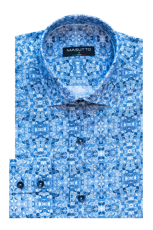 MASUTTO KYOTO/02 LONG SLEEVE BUTTON DOWN SHIRT