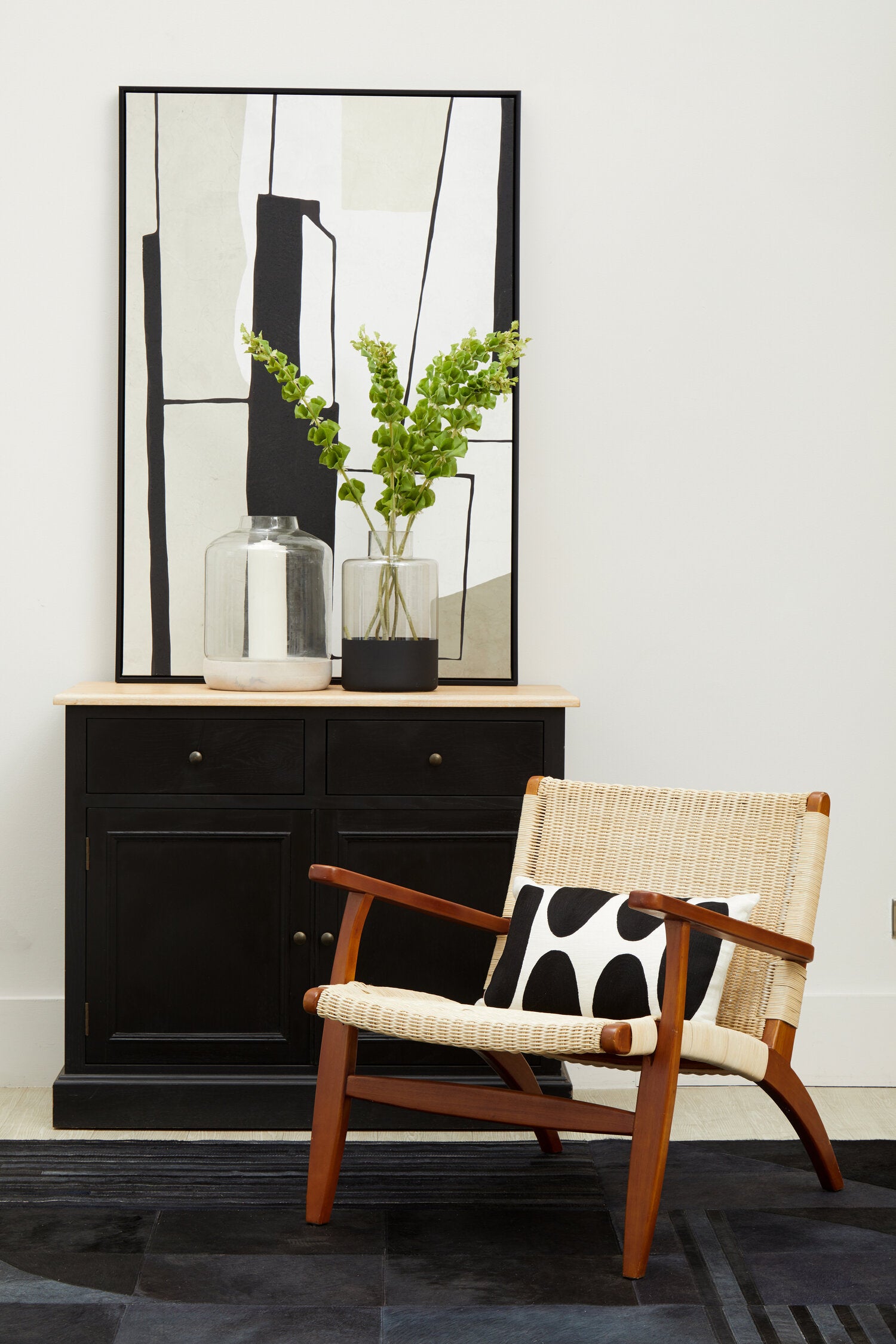 Java Woven Chair In Natural Rattan