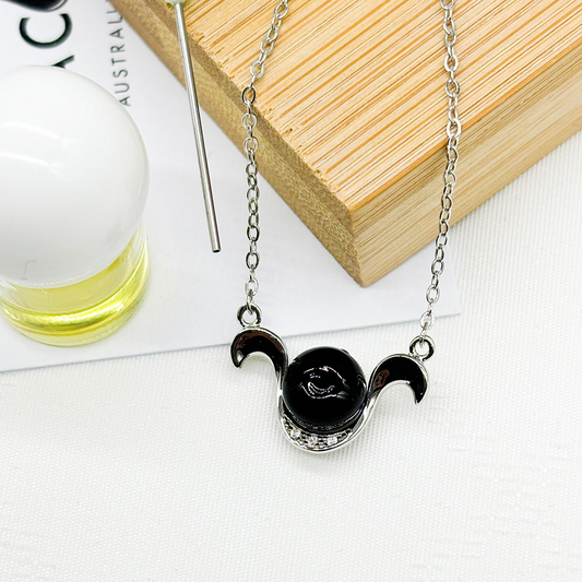 Sterling Silver Zodiac Aroma Necklace - Aries March - April | Perfect Birthday Gift | Energy & Healing | Diffuse on the go