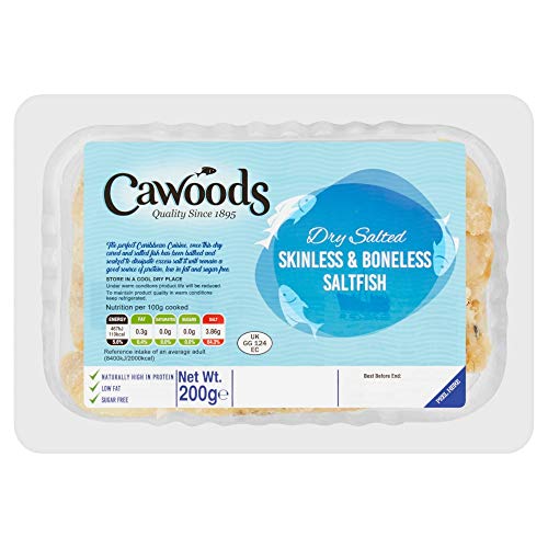 Cawoods Dry Salted Skinless & Boneless Saltfish, 200g
