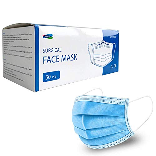 Topgene Disposable Non-sterile Surgical Face Mask 3-ply Type II R Face Mask - 50pcs - UK STOCK