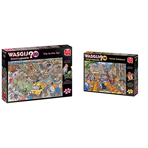 Jumbo, Wasgij, Destiny 22 - A Trip to the Tip!, Jigsaw Puzzles for Adults, 1,000 piece
