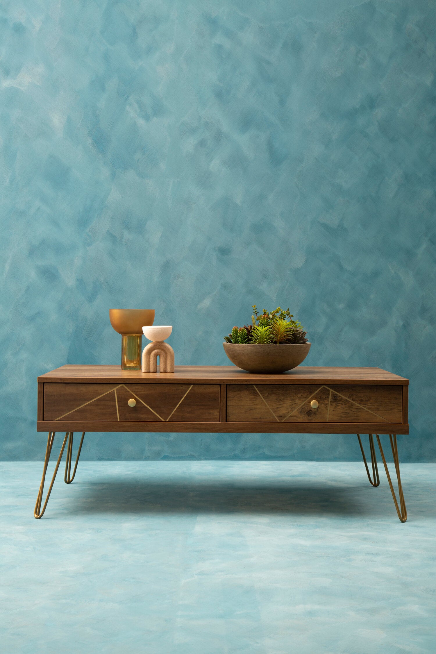 Flori Coffee Table with 2 Drawers