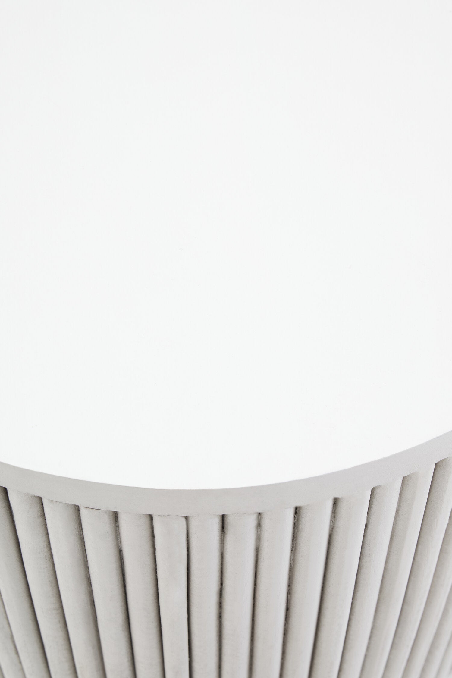Walsa Whitewash Mango Wood Ridge Detail Side Table