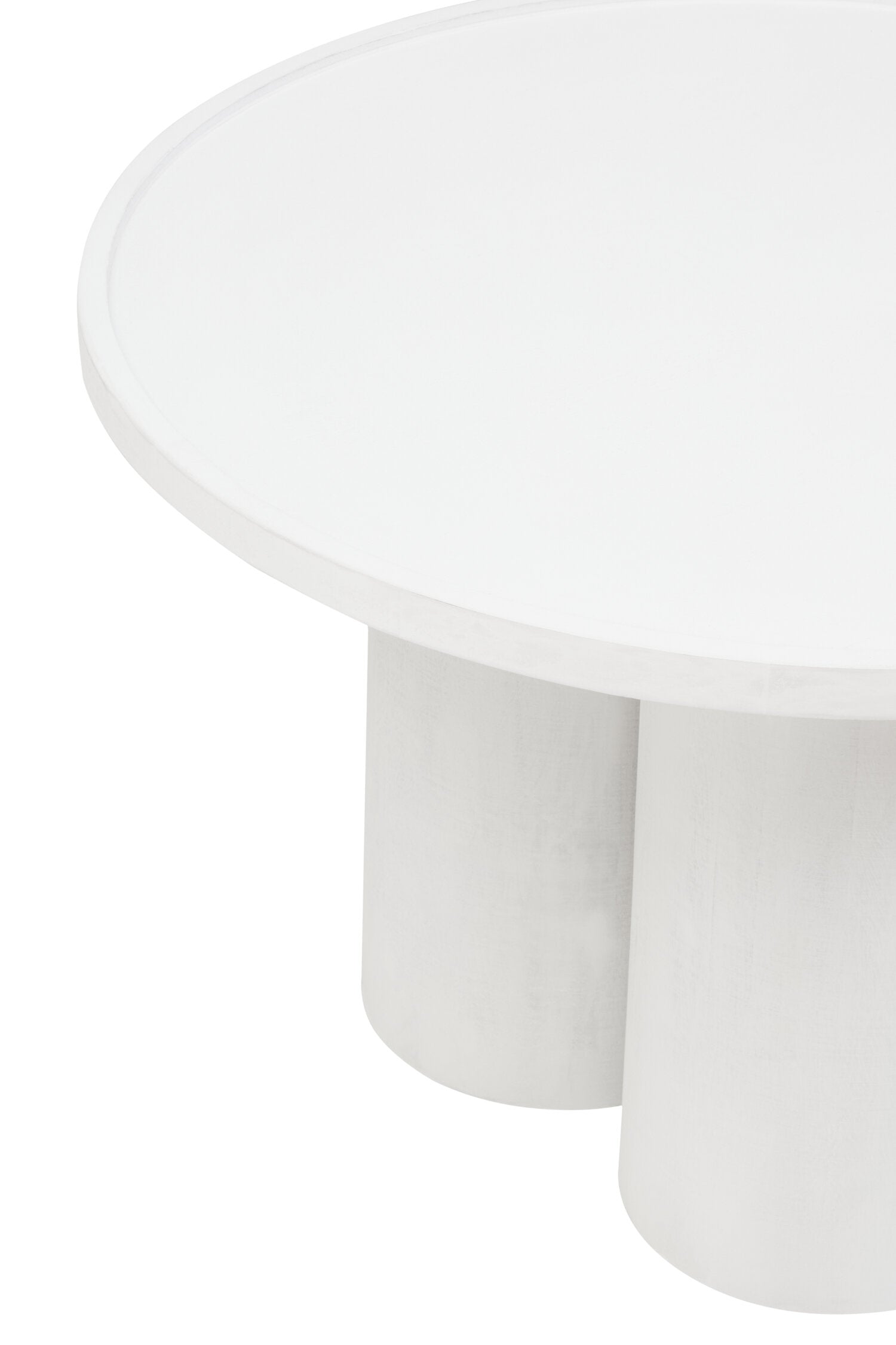 Walsa Whitewash Mango Wood Column Detail Coffee Table