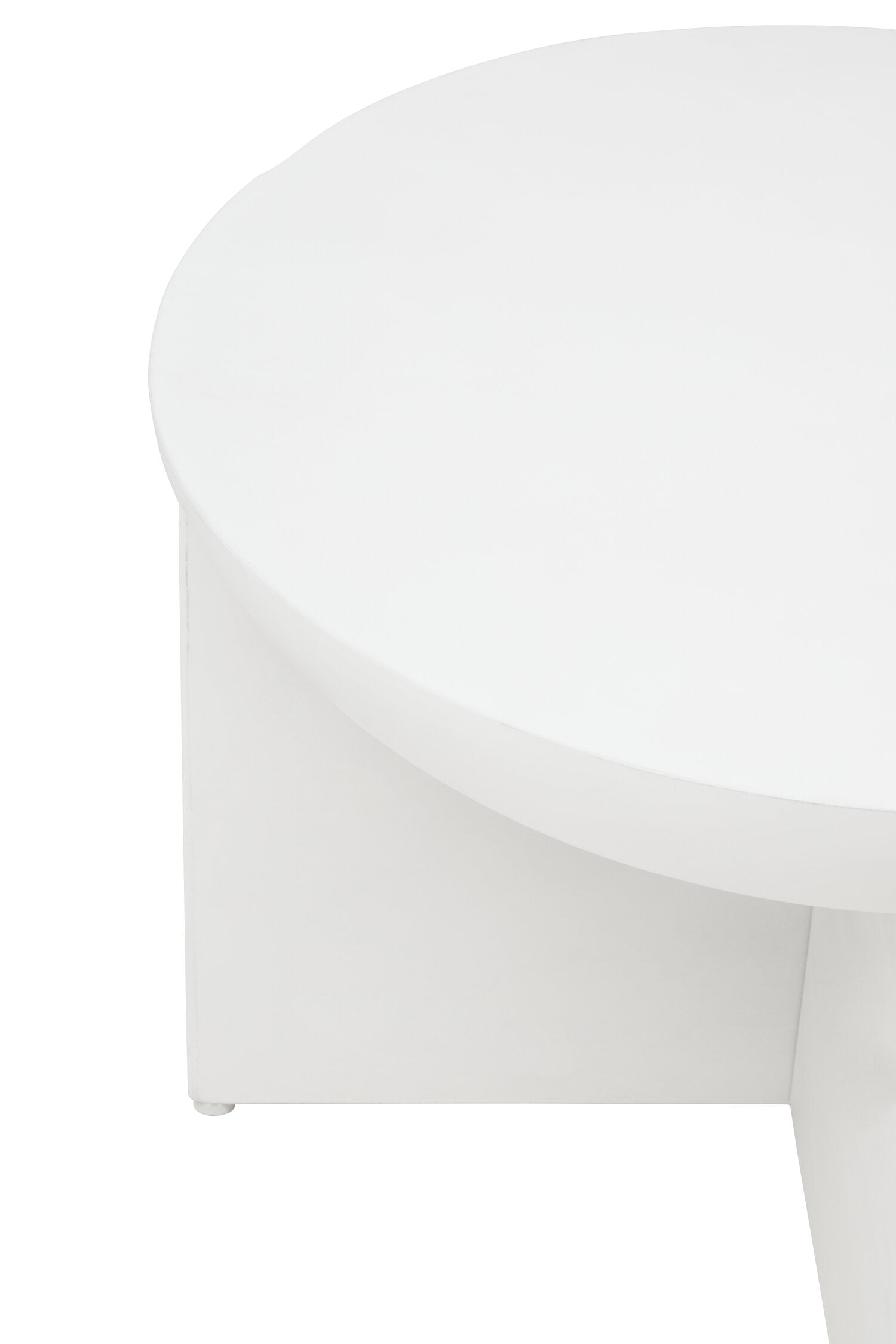 Walsa Whitewash Mango Wood Round Coffee Table