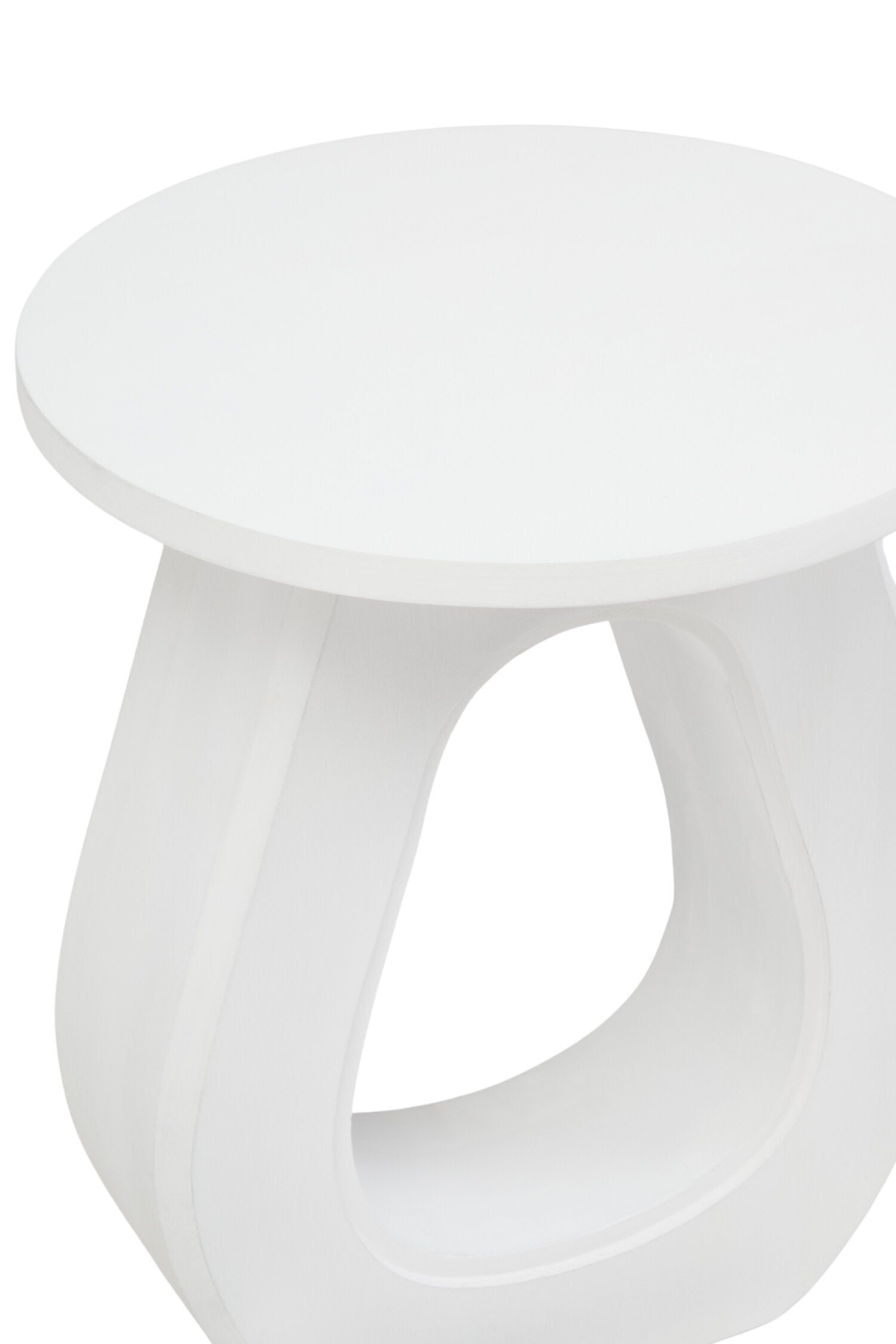 Walsa Whitewash Mango Wood Accent Table