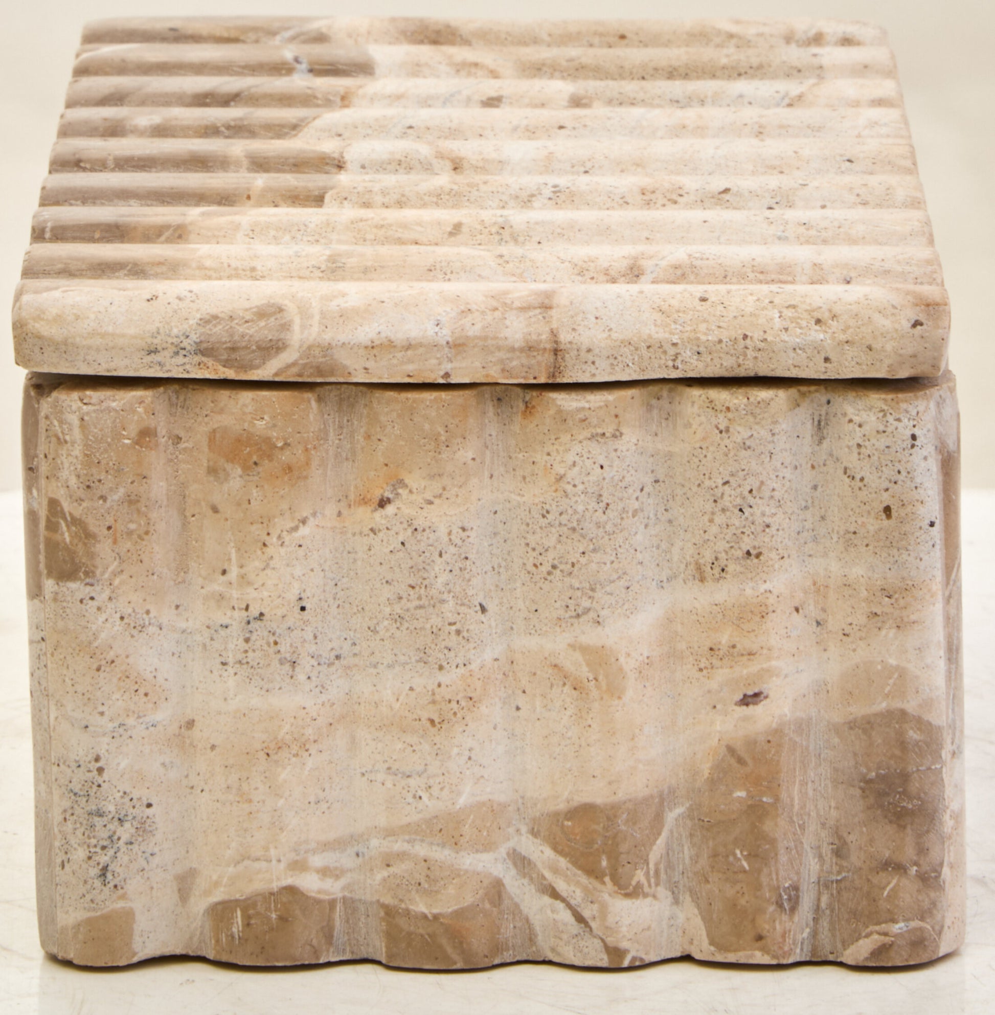 Santino Rectangular Chocolate Marble Box
