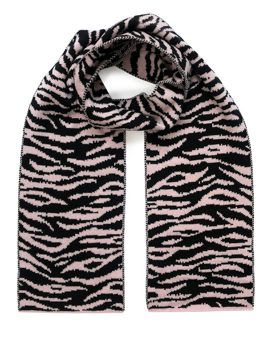 Tiger Wool & Cashmere Scarf Baby Pink