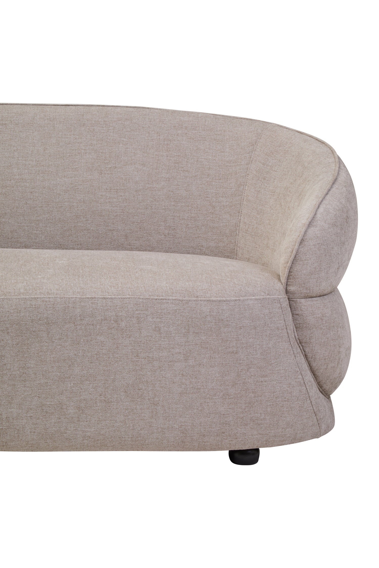Daphne Taupe Chenille Three Seater Sofa