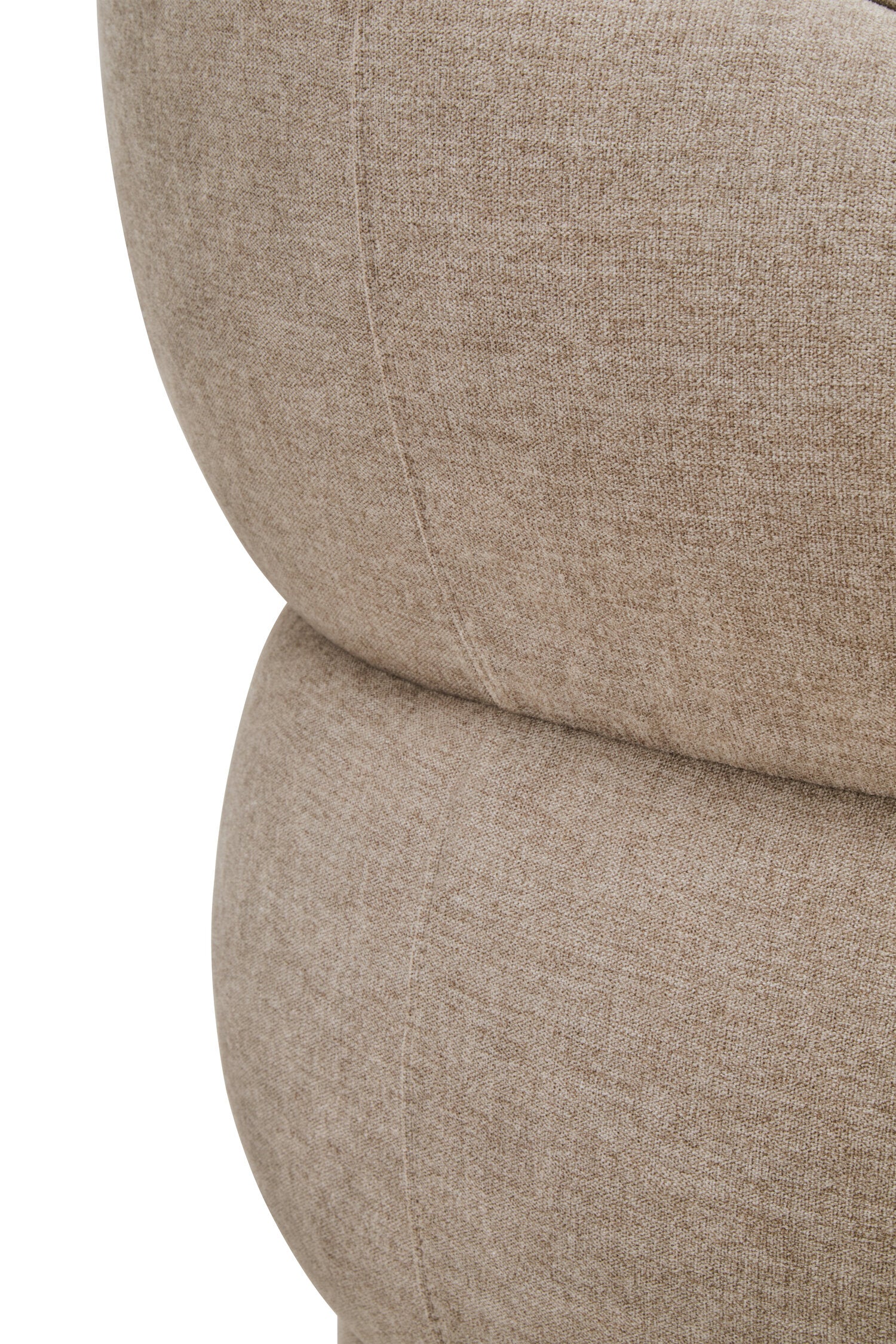 Daphne Taupe Chenille Three Seater Sofa