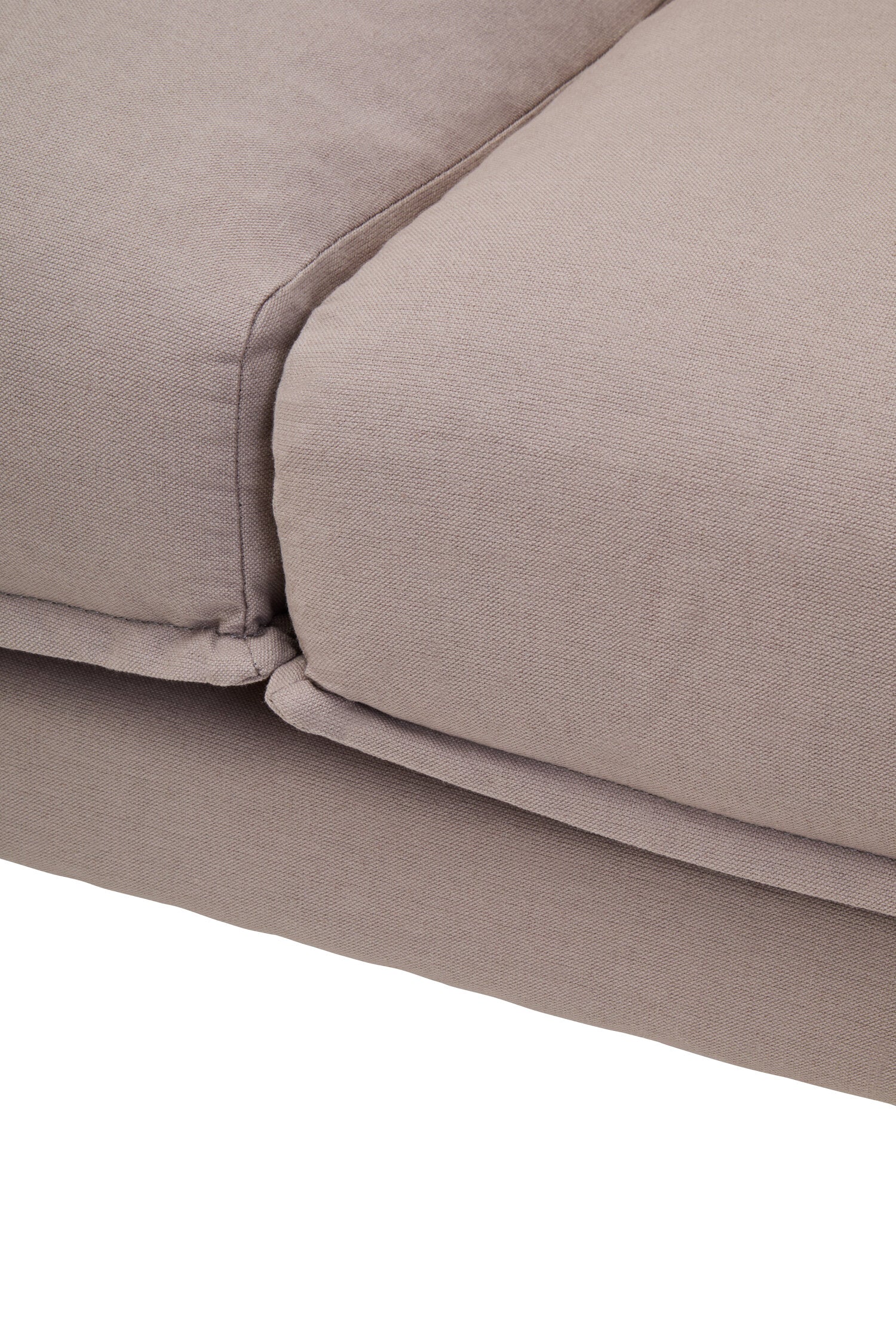 Troyes Grey Three Seat Left Chaise Sofa