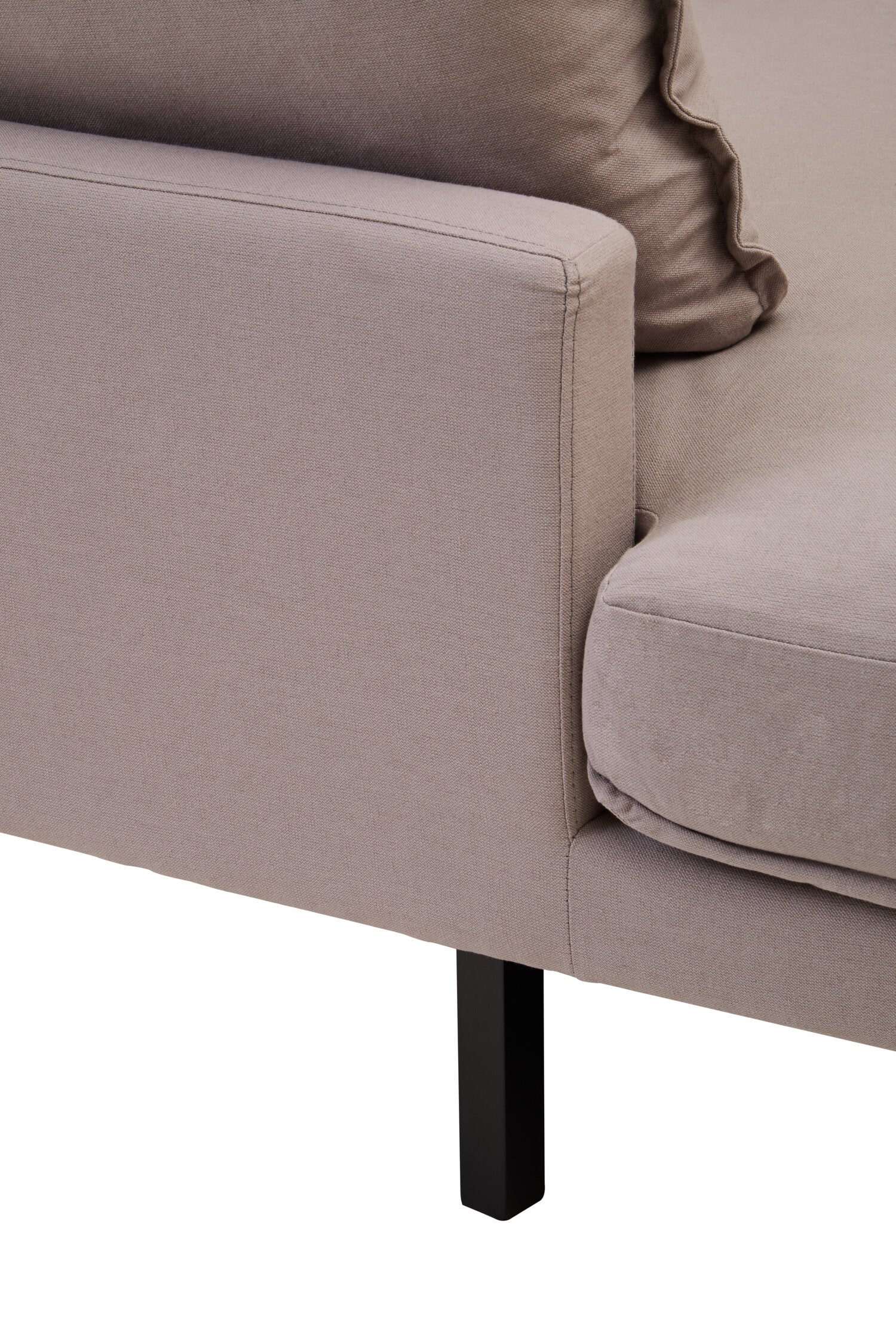 Troyes Grey Three Seat Left Chaise Sofa
