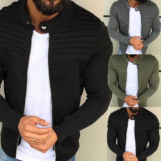 stitching cardigan sweater