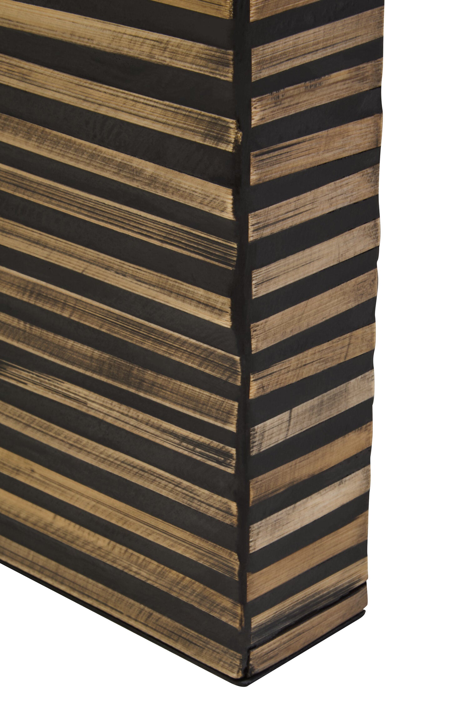 Bambusa Bamboo Inlay Curved Console Table