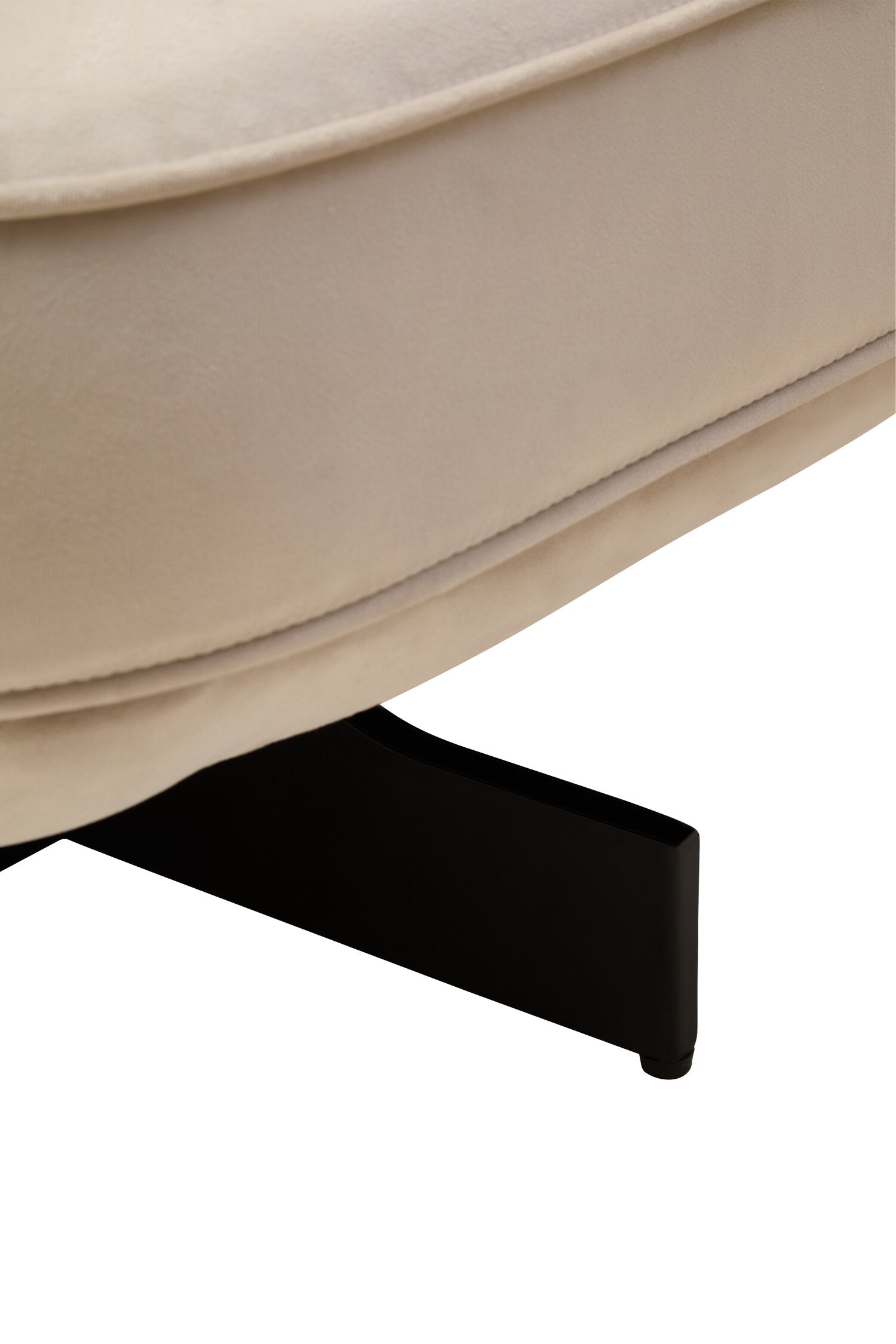 Hale Cream Velvet Swivel Chair