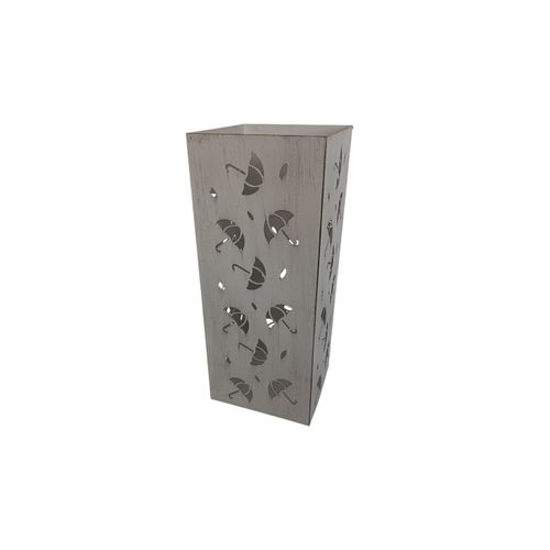 49CM CREAM METAL SQUARE UMBRELLA STAND