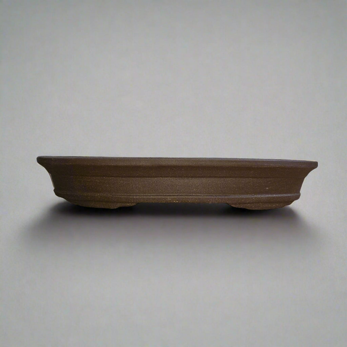 49cm Premium Unglazed Bonsai Pot | Oval | 49cm x 33cm x 8cm | Brown | Luxury Home Accessories | Heulog Glow