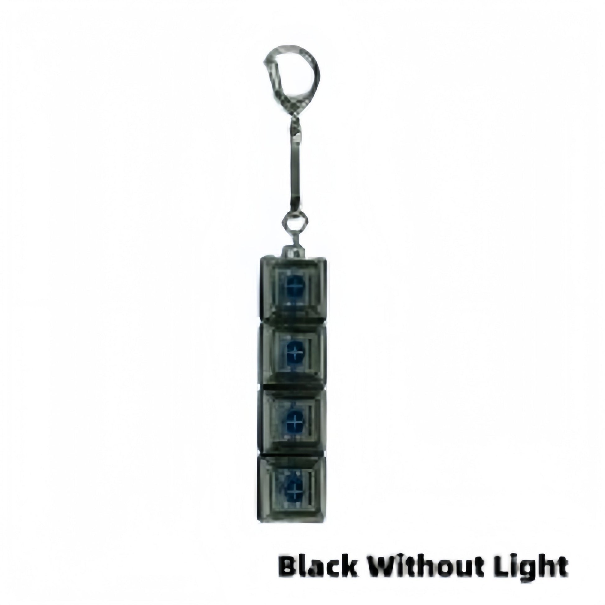 4Keys Mechanical Keyboard Electronic Luminous Transparent Crystal Height Pressure Reduction Finger Button Anti Stress Keycap Toy Schoolbag Pendant Keychain Decompression Clicker Gadget Gift | Luxury Home Accessories | Heulog Glow