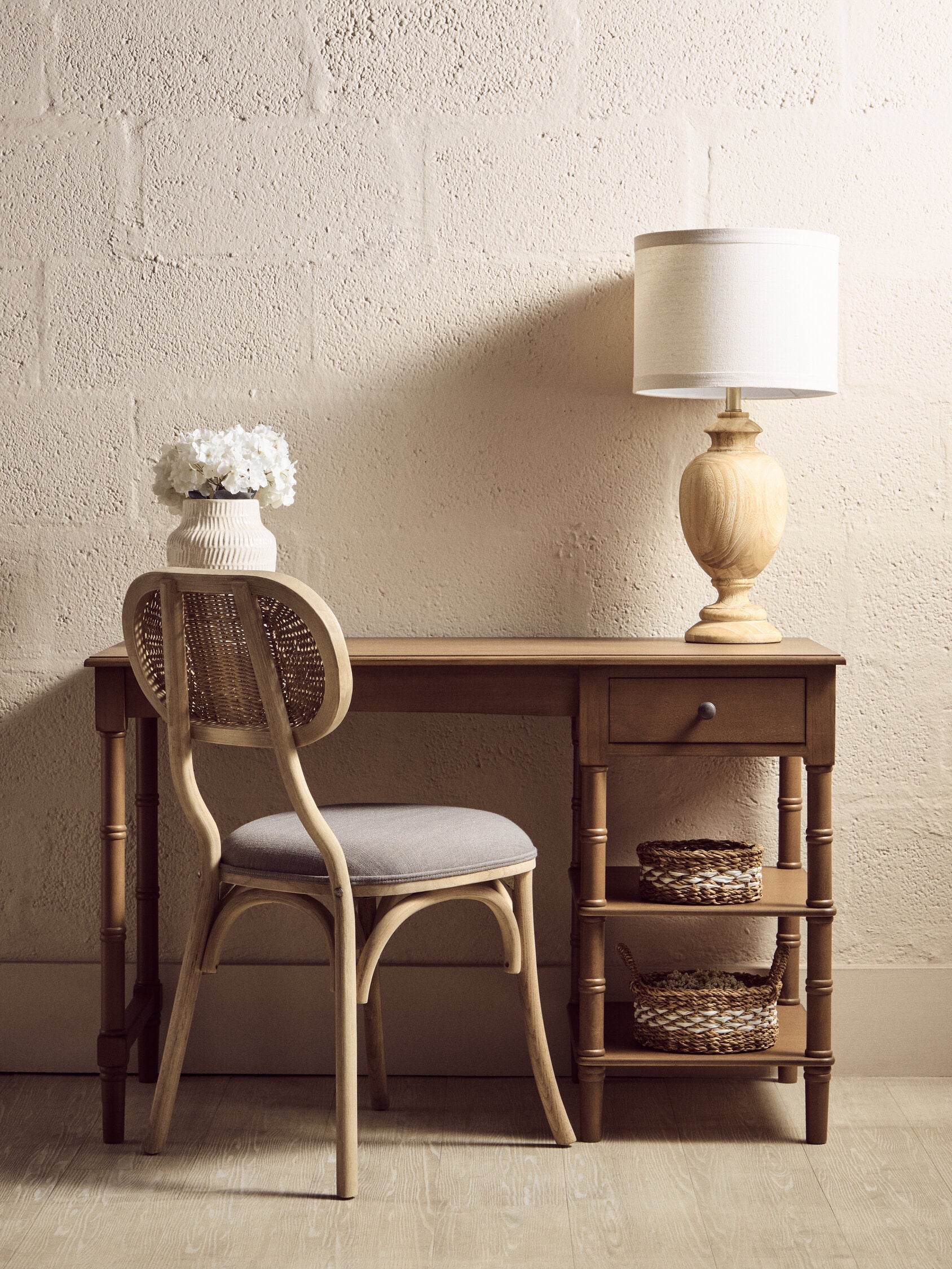 Cebu Grey Wash Elm Wood Dining Chair