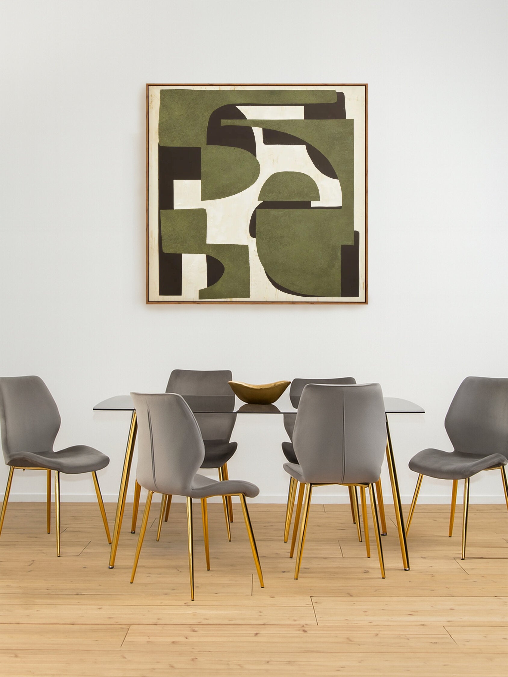 Wimslow Smoked Glass Dining Table with 6 Chairs Set