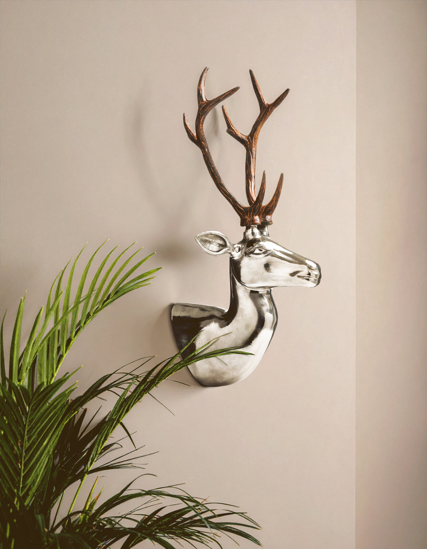 Stag Head Wall Mountable Sculpture