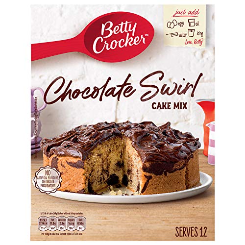 Betty Crocker Chocolate Swirl Cake Mix, 425g