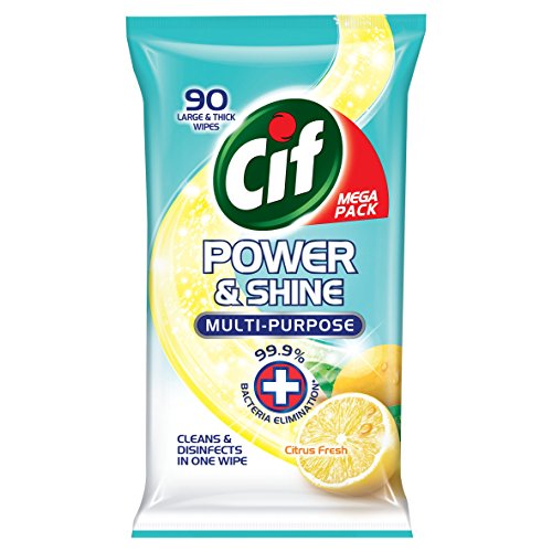 Cif Power & Shine Antibacterial Wipes Citrus Fresh 90s