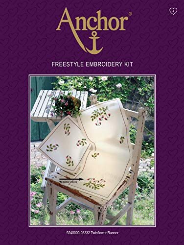 Anchor DCF001 Kits and Canvas, 100% Cotton, Graphic Floral, One Size