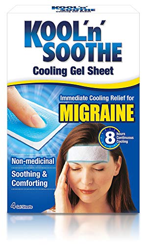 Kool 'n' Soothe Migraine Cooling Strips - 1 Pack of 4
