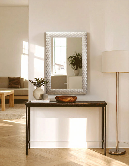 Ludlow Wall Mirror With Silver Frame
