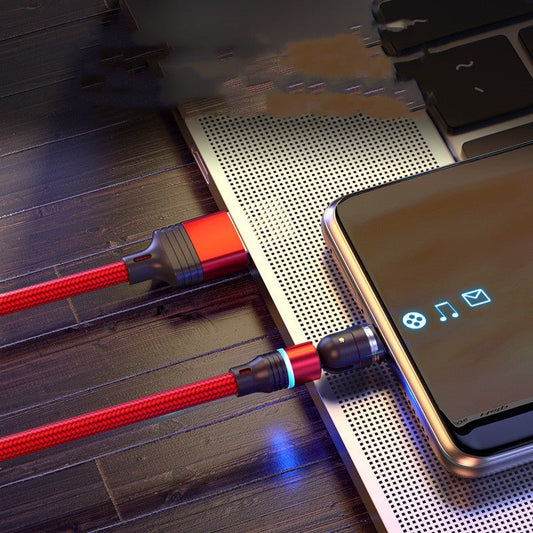 540 Degree Rotating Magnetic Suction Charging Line For Android Type C | Luxury Home Accessories | Heulog Glow