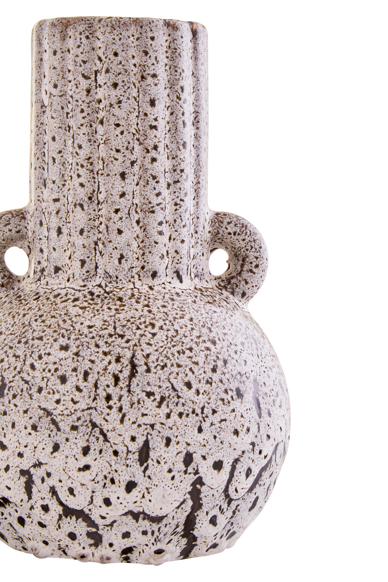 Calcita Small Speckled Brown Vase