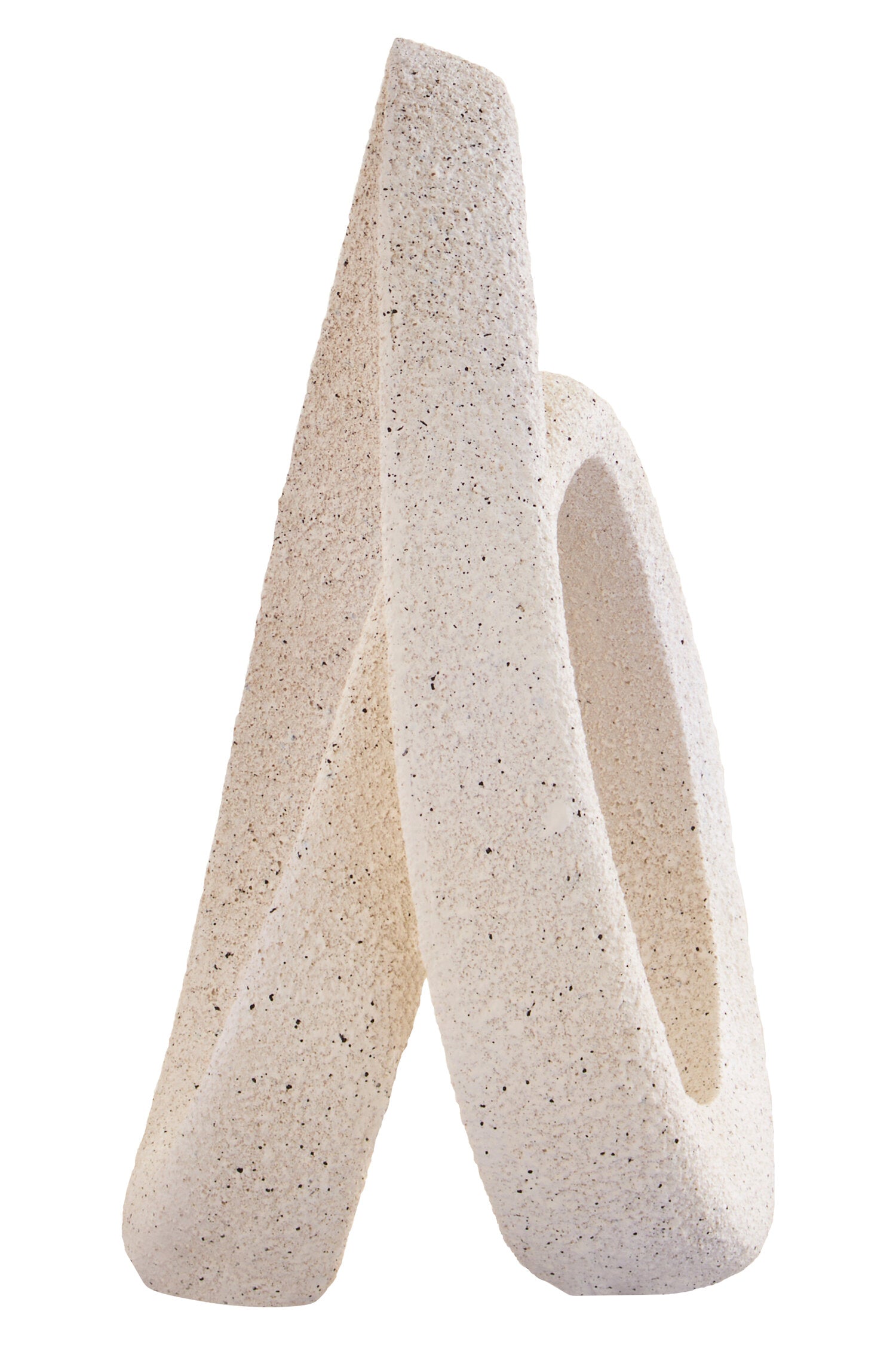 Broc Cream Textured Loop Sculpture