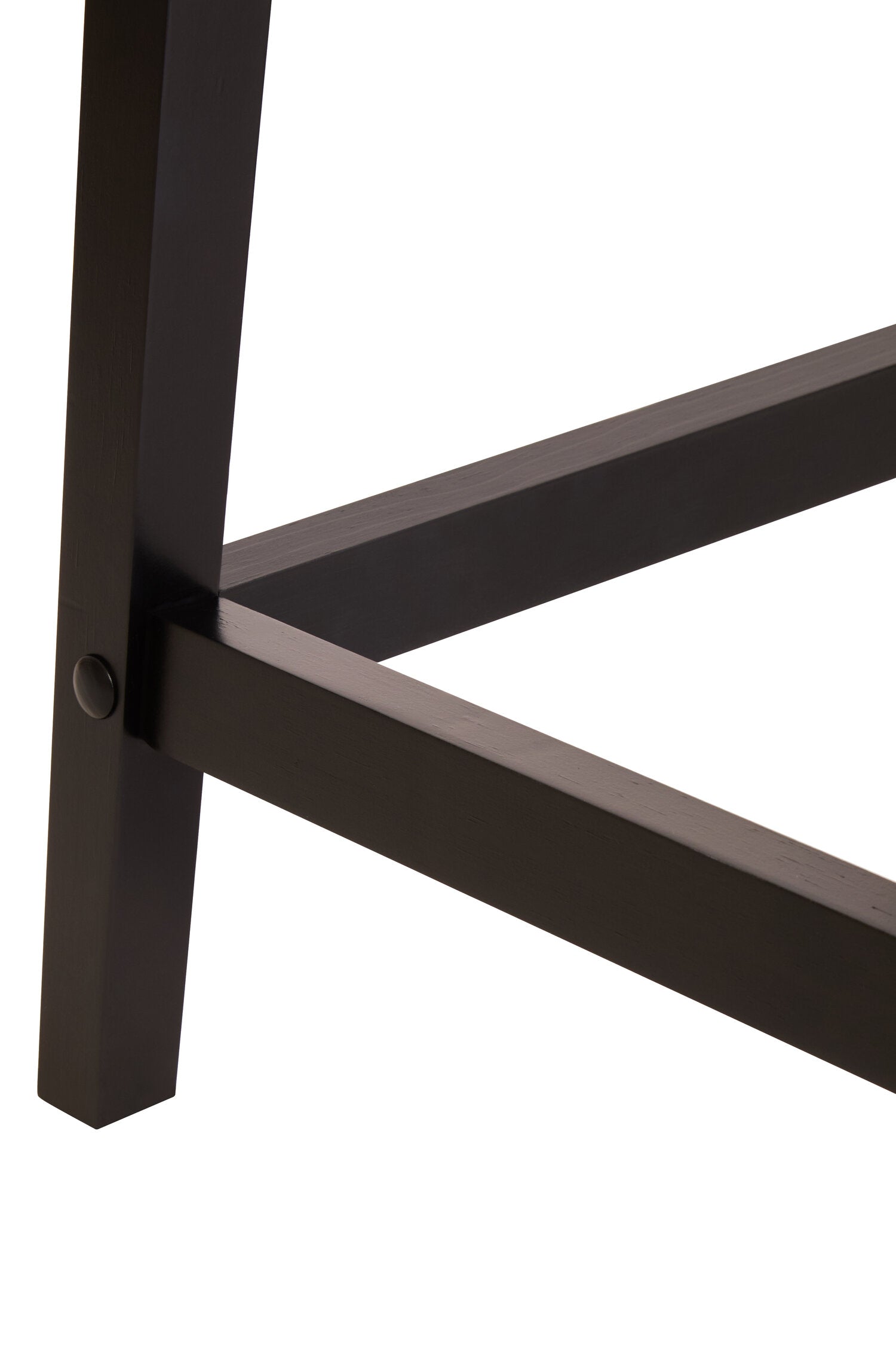Heritage One Drawer Black Finish Wooden Side Table