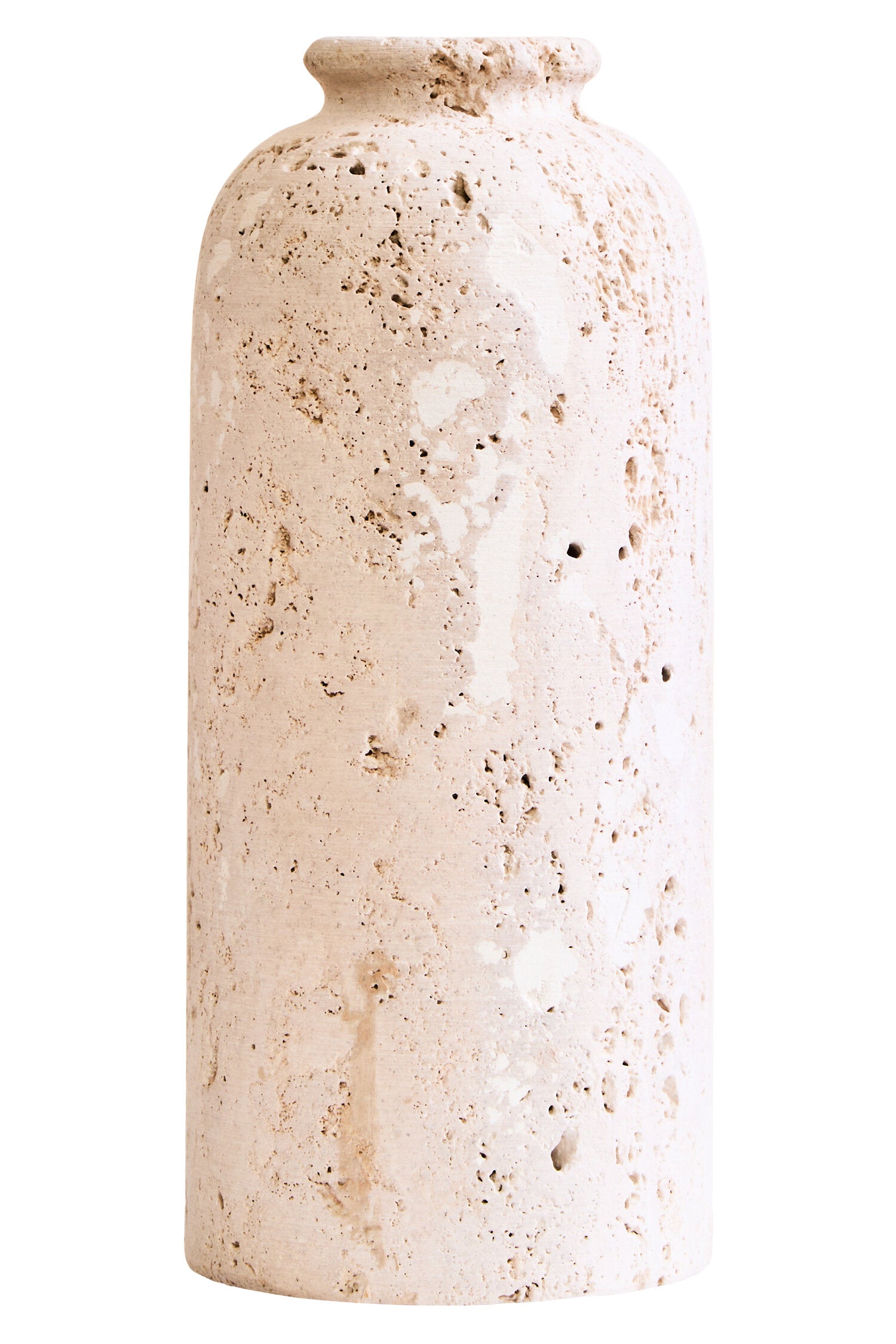 Tibor Travertine Tall Vase