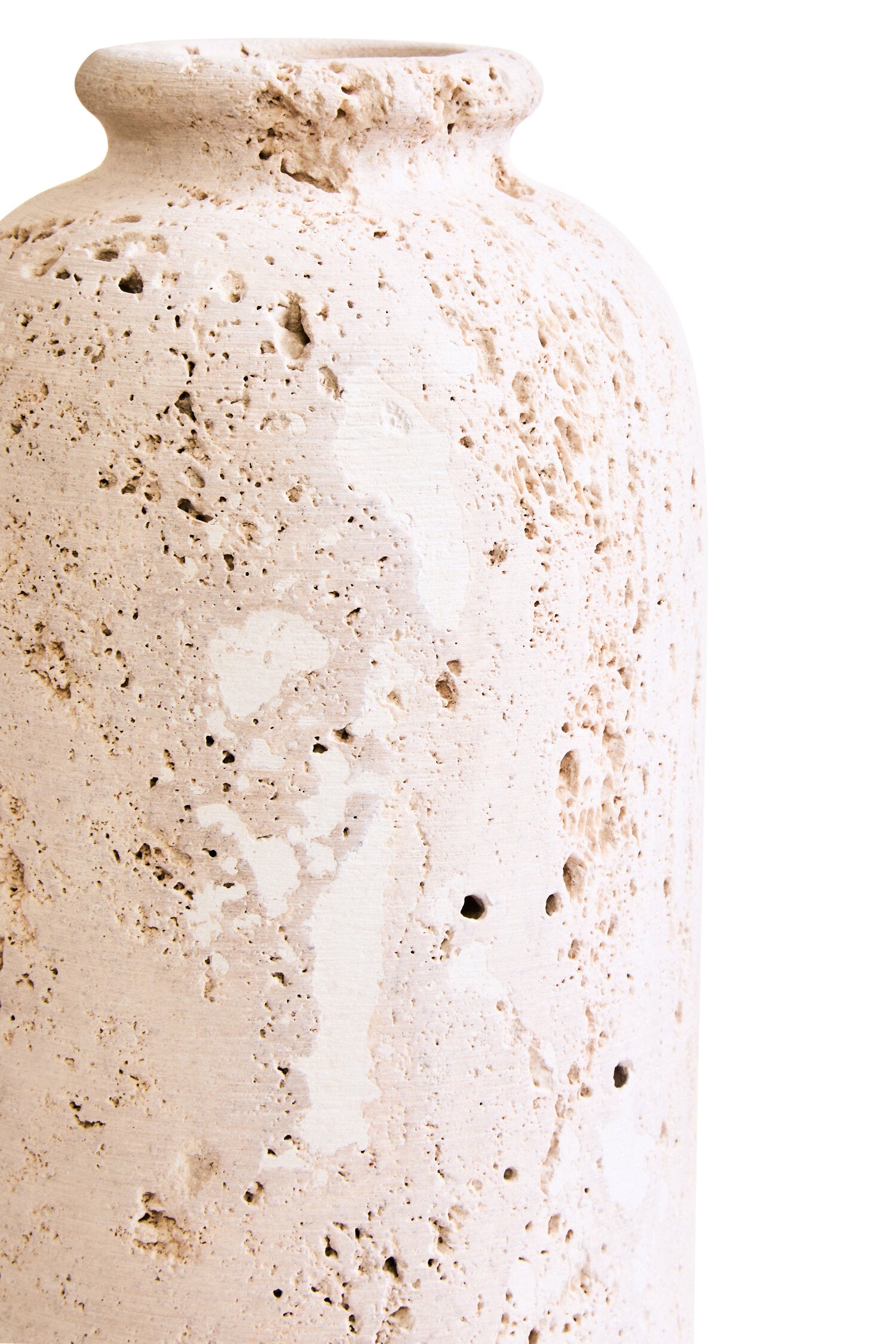 Tibor Travertine Tall Vase