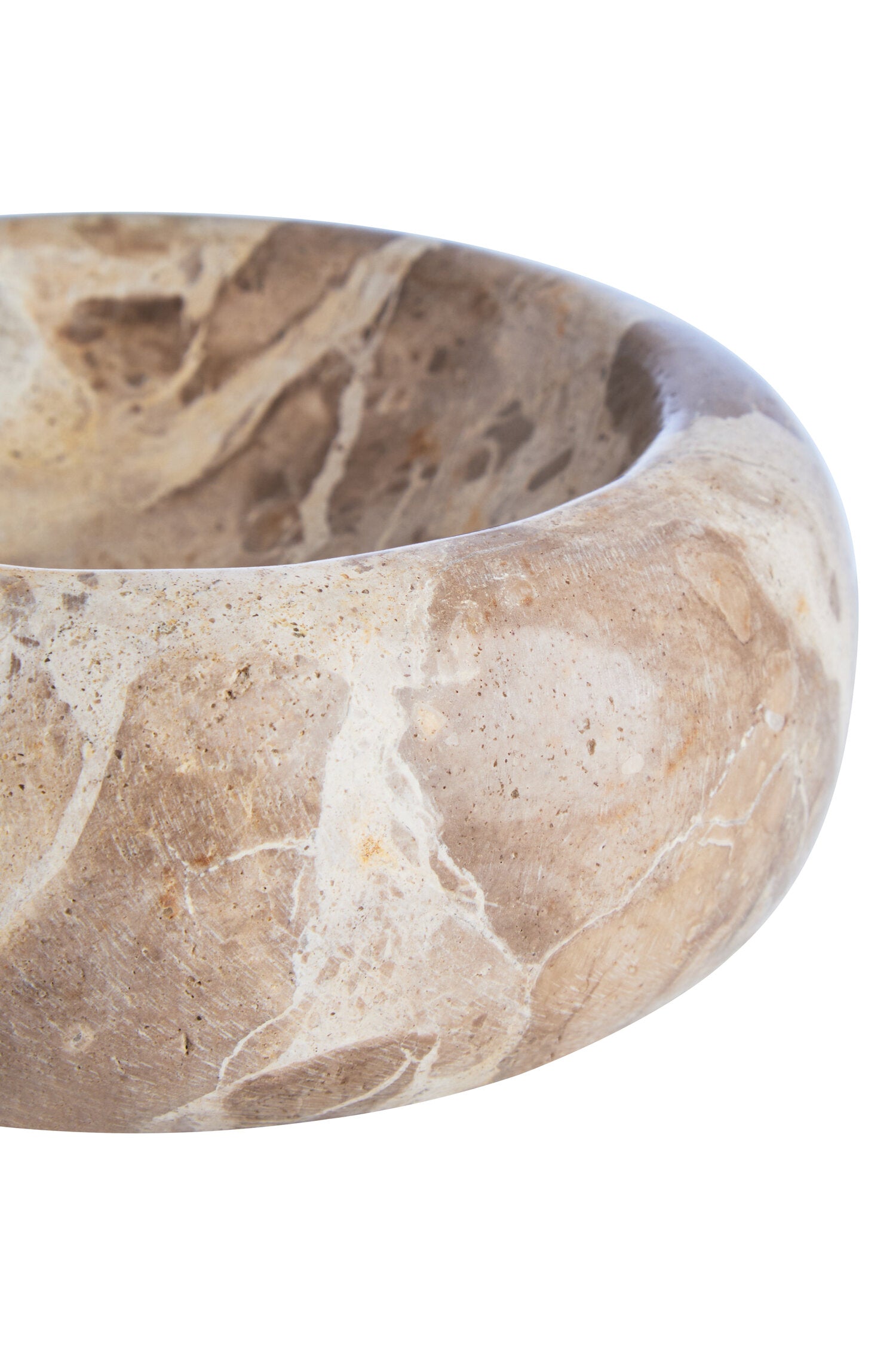 Santino Chocolate Marble Trinket Bowl