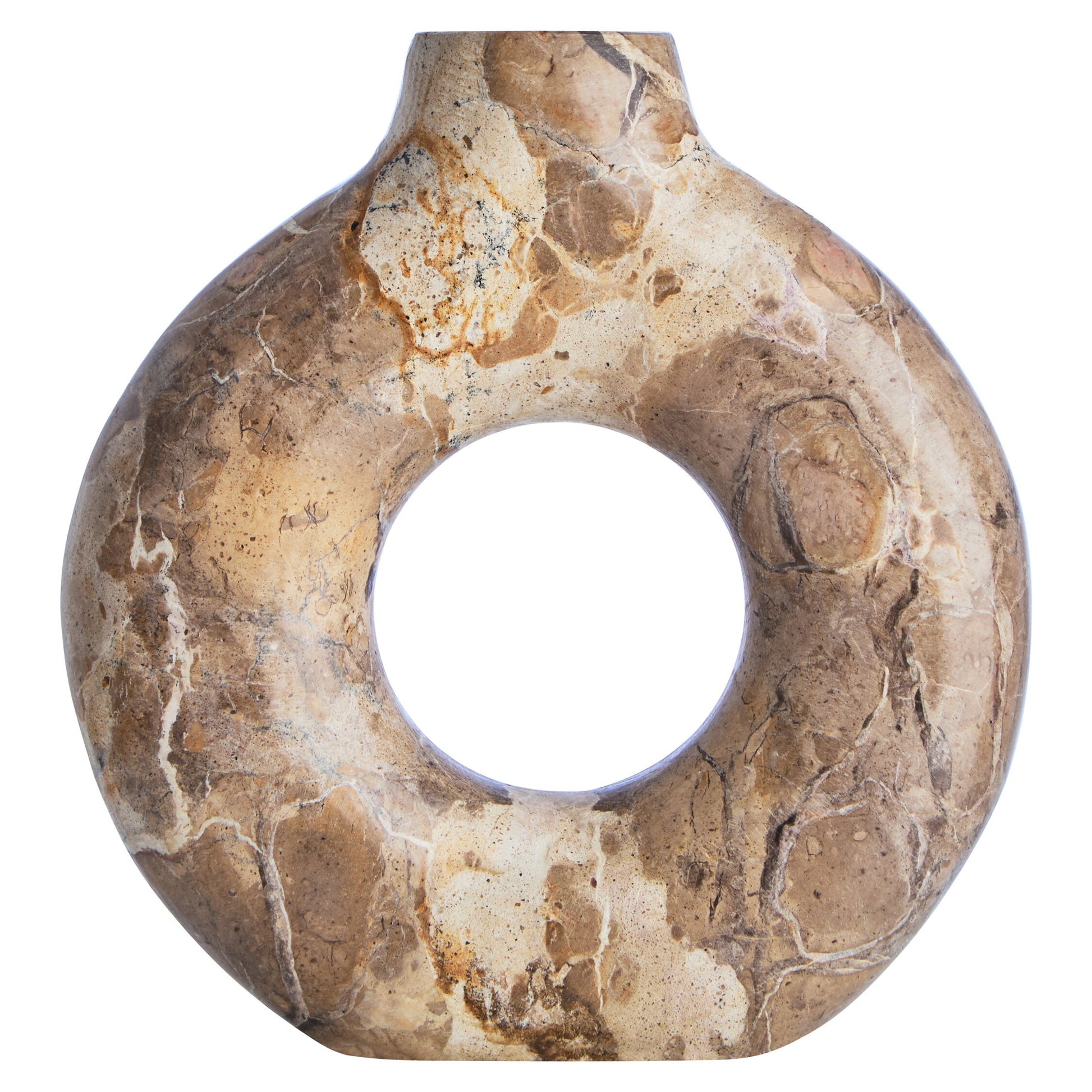 Santino Chocolate Marble Vase