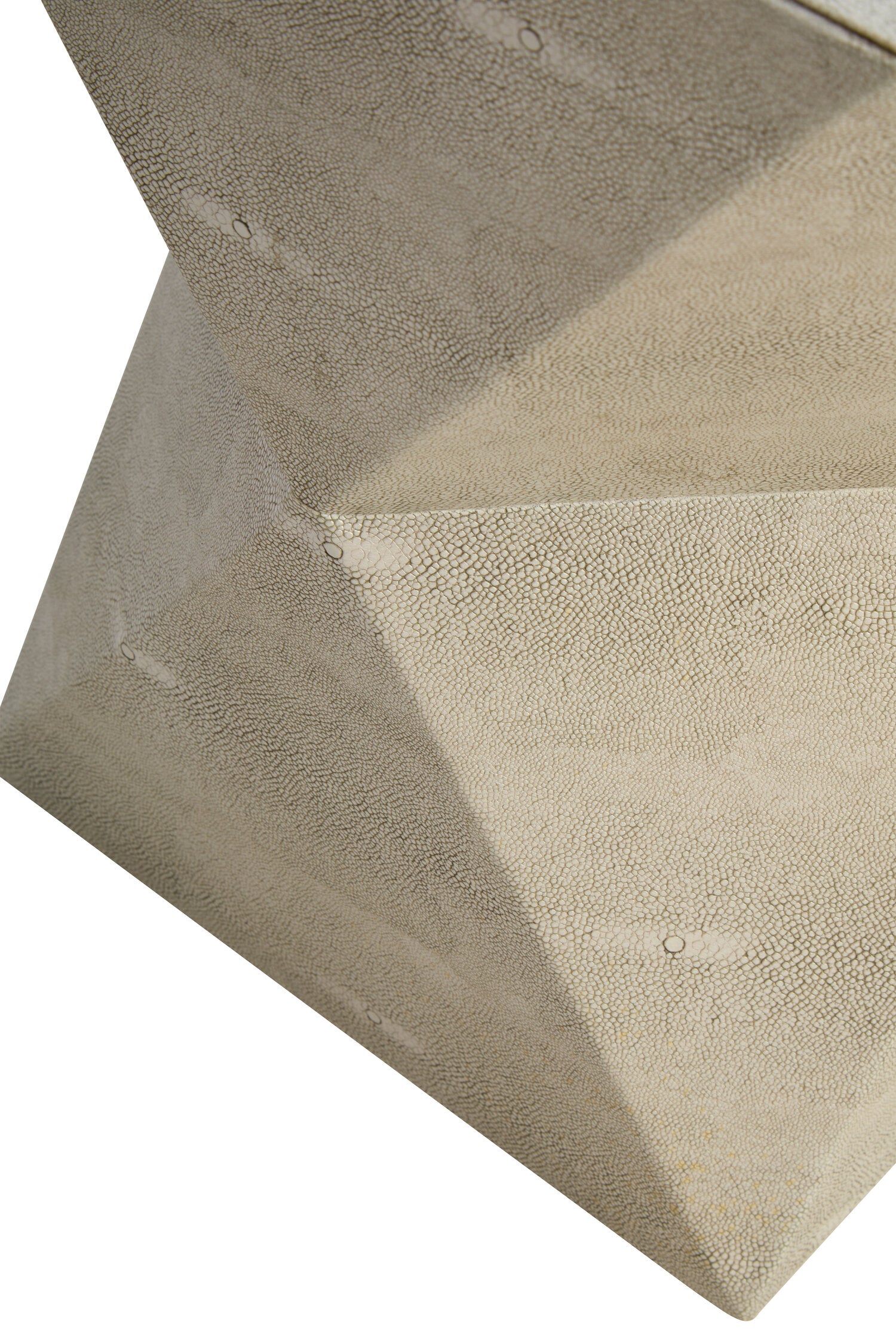 Cardona Grey Shagreen Effect Side Table