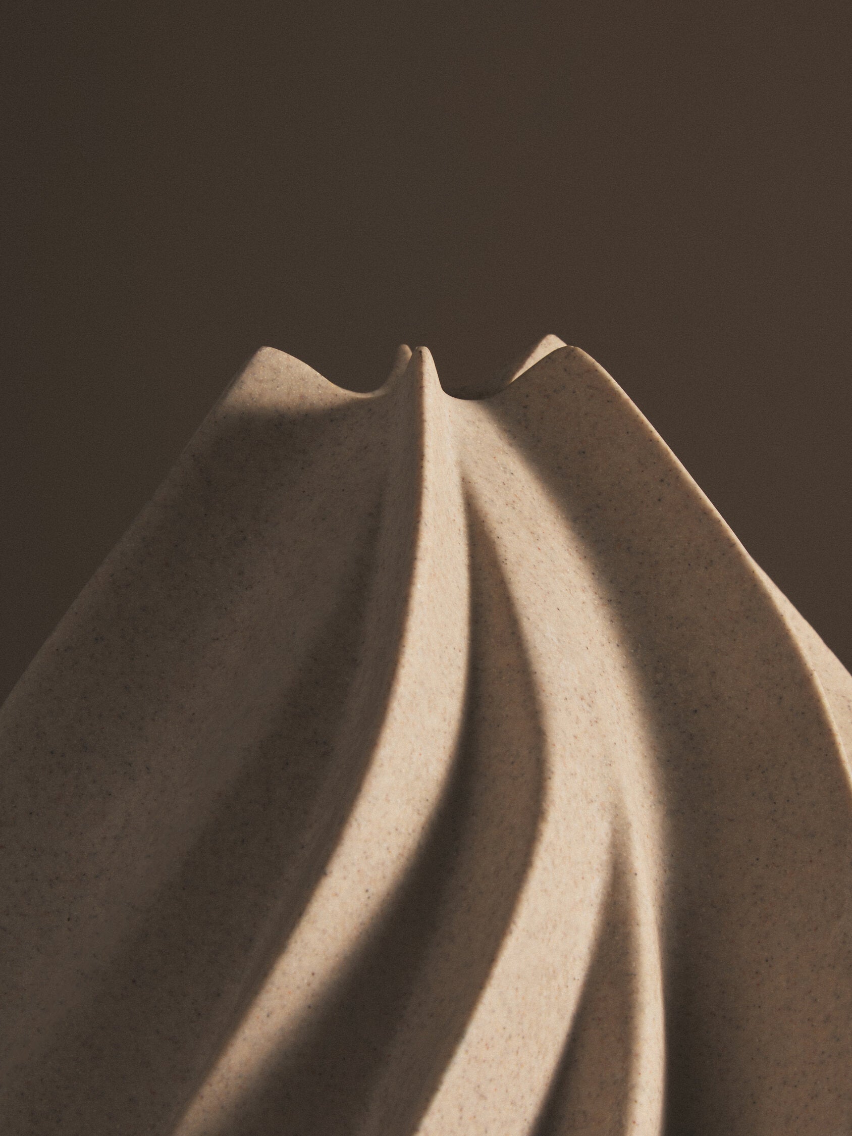 Broc Large Sandstone Effect Organic Vase
