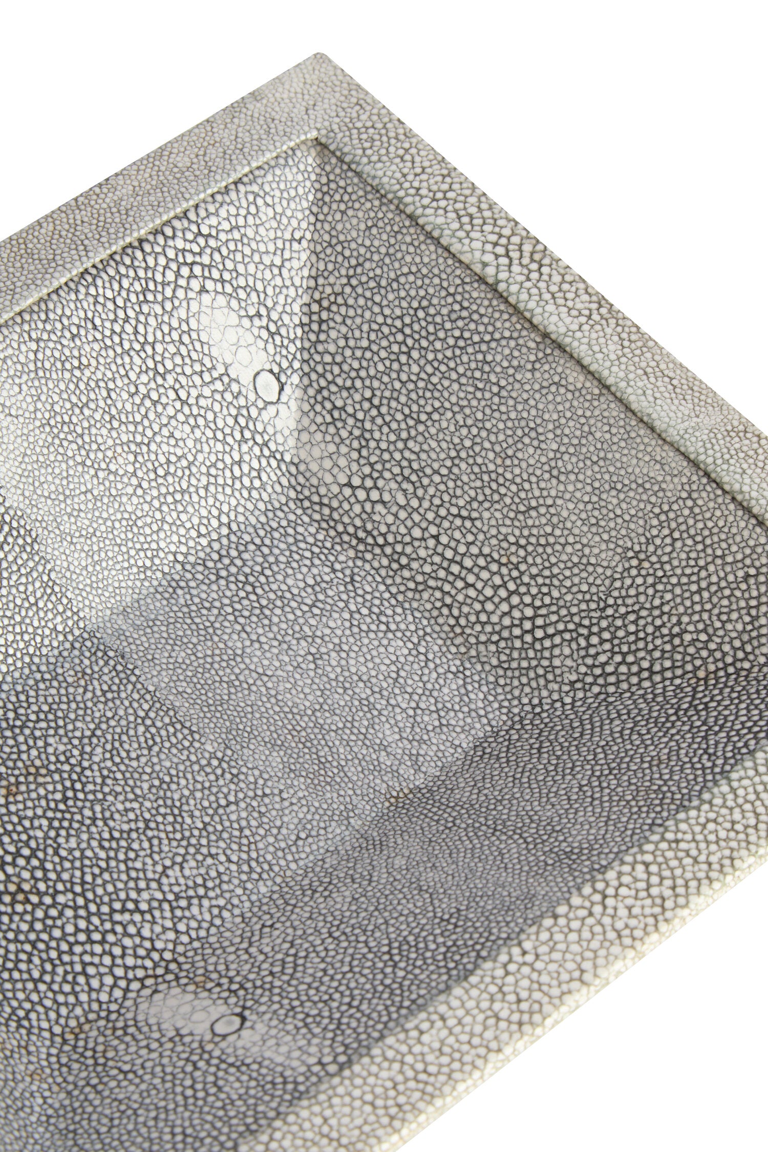 Cardona Grey Shagreen Effect Trinket Dish