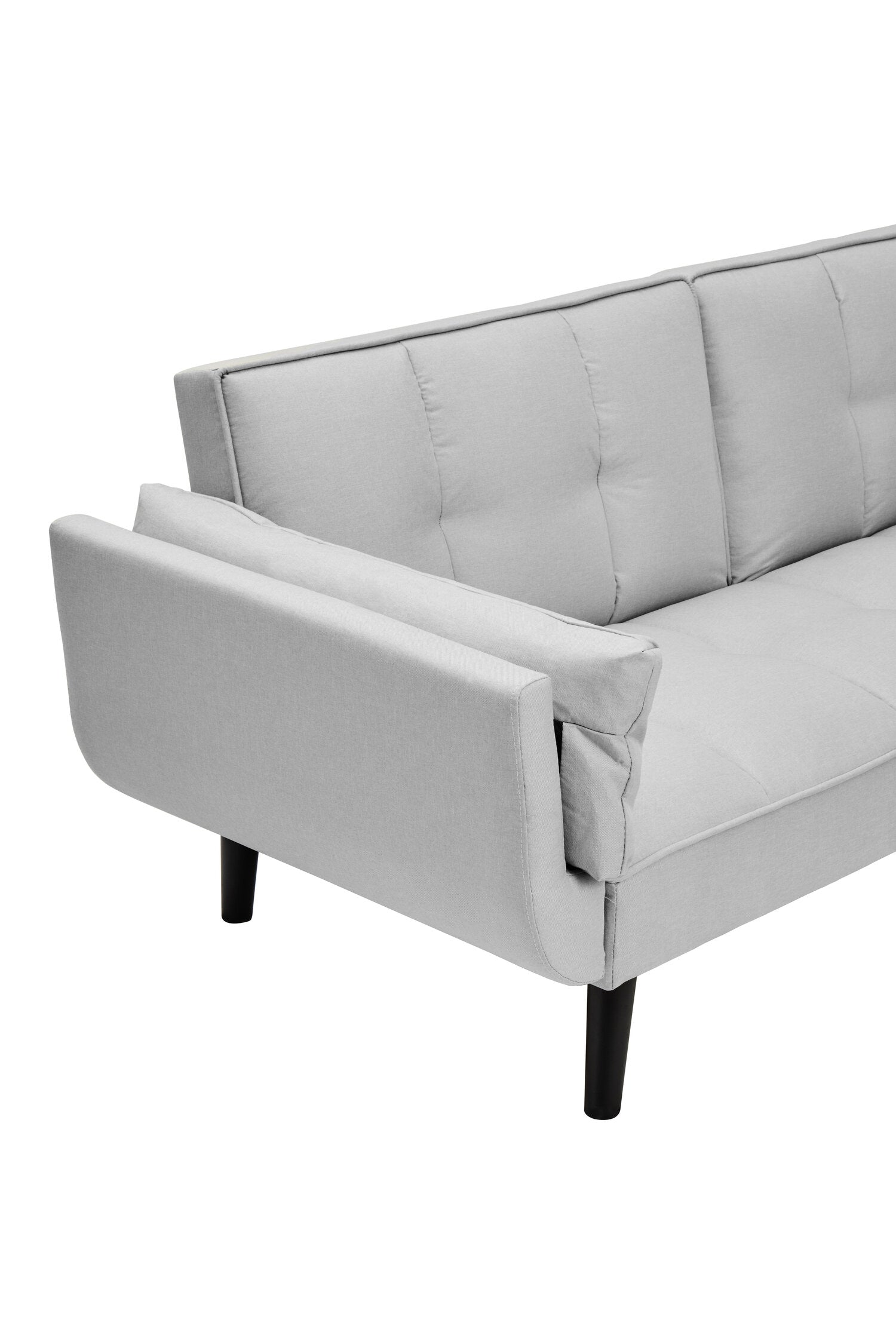 Valerie 3 Seat Light Grey Sofa Bed