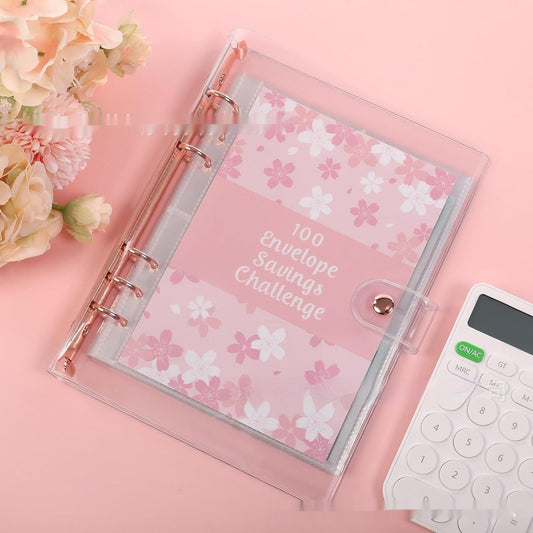 Challenge This Loose-leaf 100-day Saving Certificate Holder Petal Envelope